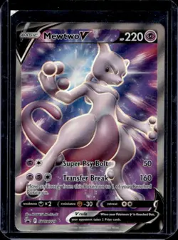 2019-2023 Pokemon SWSH Black Star Promos Mewtwo V #SWSH229 - Image 1