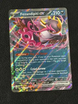 Fezandipiti ex 142/217 (Double Rare) Ascended Heroes Near Mint Pokemon TCG - Image 1