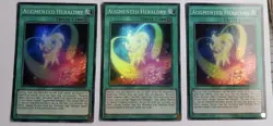 Yu-Gi-Oh Augmented Heraldry X3 Super Rare NM Playset - Image 1