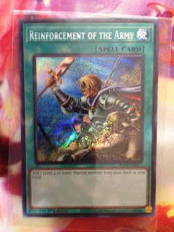 Yugioh Rarity Collection "Reinforcement of the Army" RA01-EN51 1st Ed. FOIL X1 - Image 1