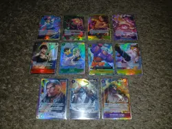 Lot Of 11 One Piece TCG English Alt Art And SEC Cards - Image 1