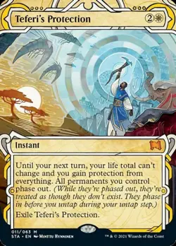 MTG English Teferi's Protection NM Foil Strixhaven Mystical Archive - Image 1