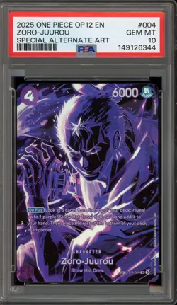 One Piece CCG Zoro-Juurou Special Alternate Art ST18-004 PSA 10 Gem Mint - Image 1