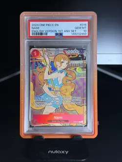 2024 ONE PIECE ENGLISH VERSION 1ST ANNIVERSARY SET #016 NAMI PSA 10 - Image 1