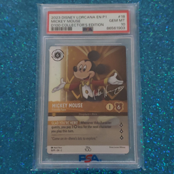 PSA 10 Disney Lorcana EN P1 Mickey Mouse Friendly Face D100 Collector's Edition - Image 2