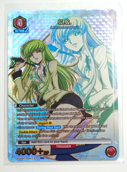 English C.C Code Geass Parallel UA01BT/CGH-1-077 Union Arena Alt Art - Image 1