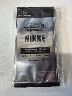 ENGLISH WEISS Nikke Tournament Store Assist PR Pack X8 SEALED - Image 1