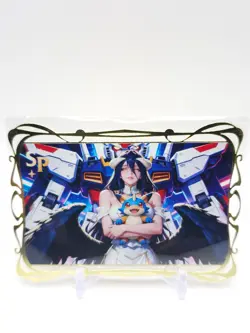 Goddess Story - Gold Metal Waifu Card - Albedo - NUMBERED 004/100 - Image 1