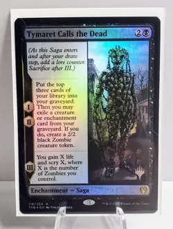 X 1 Tymaret Calls the Dead Foil Near Mint English MTG Promos: Prerelease Card - Image 1