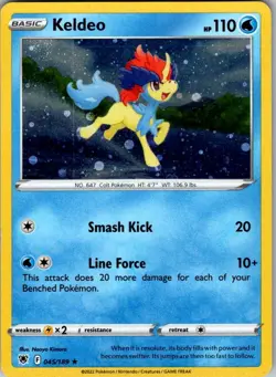 Keldeo - (Cosmos Holo) Holo Holo Rare Miscellaneous Cards & Products 045/189 MP - Image 1