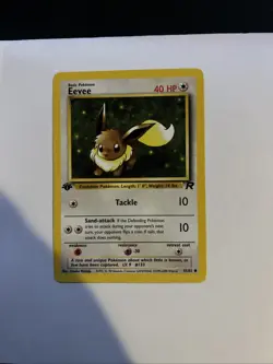 Eevee 55/82 1st Edition Pokemon Card Team Rocket Common WOTC NM - Image 1