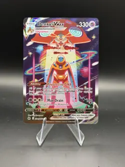 Pokemon Deoxys VMAX TCG Card GG45/GG70 Mint Holo Rare Crown Zenith - Image 1