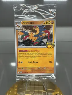 Pokemon TCG Archeops Field Museum Promo Card 051/086 Pikachu Stamp - Image 1