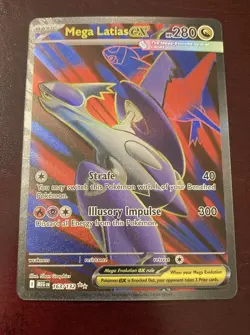 Mega Latias EX 163/132 Mega Evolution Full Art Ultra Rare Pokemon TCG Card - Image 1
