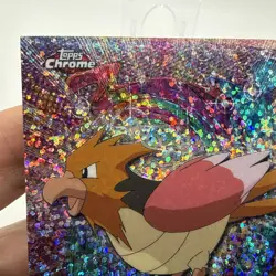 Spearow #21 (Topps Chrome Series 1) Holo Pokemon Card SPARKLE - Missing - Image 5