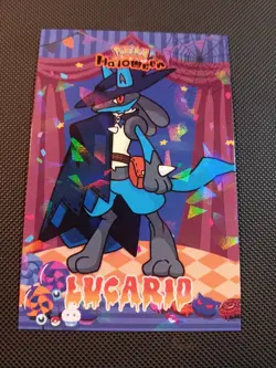 Pokemon 2025 Card Database Set Halloween Lucario Cracked Ice Holo Peru - Image 1