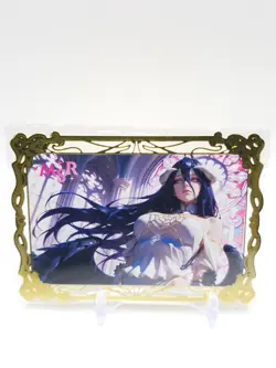Goddess Story - Gold Metal Waifu Card - Albedo - NUMBERED 004/100 - Image 1