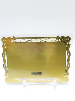 Goddess Story - Gold Metal Waifu Card - Albedo - NUMBERED 004/100 - Image 2