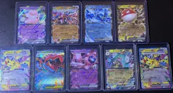 Pokemon Ascended Heroes Lot of 9 EX Cards English Holographic - Image 1