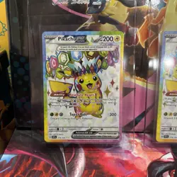 2024 Pokemon Pikachu ex Tera SSP EN #219/191 Full Art Ultra Rare 2-Card Lot - Image 2
