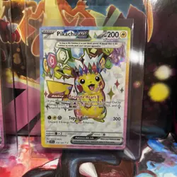 2024 Pokemon Pikachu ex Tera SSP EN #219/191 Full Art Ultra Rare 2-Card Lot - Image 3