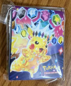 Pokemon Trading Card Game Binder 2024 Multicolor Pikachu Mini Binder - Image 1