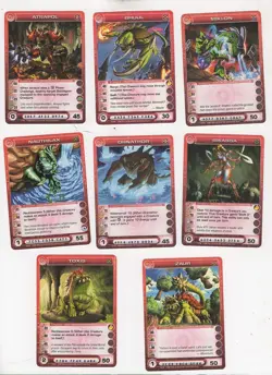 Chaotic lot #018. 8 Underworld creature cards. - Image 1