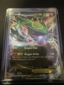 Pokemon TCG Rayquaza EX 60/108 XY Roaring Skies Ultra Rare Card - Image 1