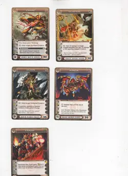 Chaotic lot #038. Lot of 10 Danian creature cards - Image 1