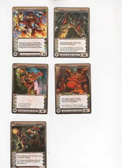 Chaotic lot #038. Lot of 10 Danian creature cards - Image 3
