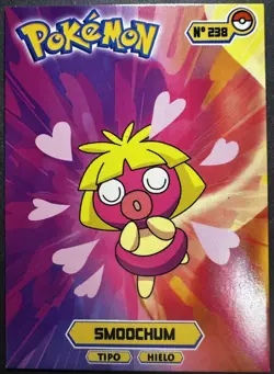SMOOCHUM - POKEMON JOHTO CARDS TOP POKEDEX CCG FOIL - Image 1