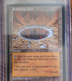 Reflecting Pool - MTG Tempest Rare Land Card #322 English Regular 1997 - Image 1