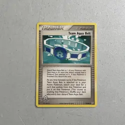 Pokemon TCG 2004 Team Magma vs. Team Aqua Card -- Team Aqua Belt 76/95 - Image 1