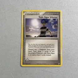 Pokemon TCG 2004 Team Magma vs. Team Aqua Card -- Team Aqua Schemer 69/95 - Image 1