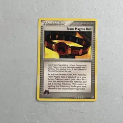 Pokemon TCG 2004 Team Magma vs. Team Aqua Card -- Team Magma Belt 81/95 - Image 1