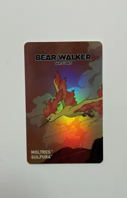 Pokemon Center x Bear Walker Collection Moltres Card - *Gradeable!* - CARD ONLY - Image 1