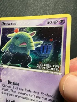 Pokemon TCG Drowzee Delta Species 67/113 Reverse Holo Stamped 2005 Card LP+ - Image 4
