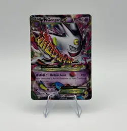Pokemon M Gengar EX Mega Promo Holo XY Set Card XY166 210 MP - Image 1