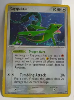 Pokemon Collectible Cards, Rayquaza, HOLO, 22/107, EX Deoxys Set, 2005 - Image 4