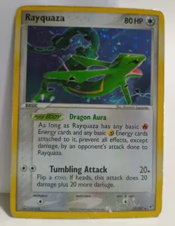 Pokemon Collectible Cards, Rayquaza, HOLO, 22/107, EX Deoxys Set, 2005 - Image 5
