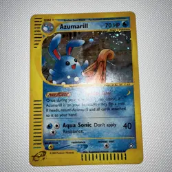 Pokemon Card Aquapolis Azumarill H4/H32 HP - Image 1
