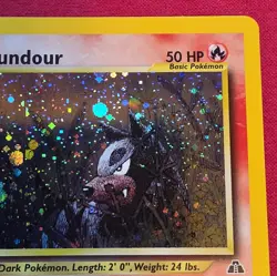 Pokemon Houndour 5/75 Neo Discovery Holo Rare 50 HP English Card - Image 3