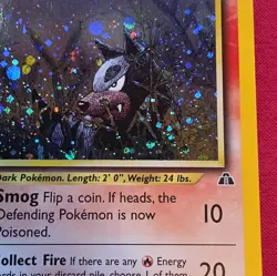Pokemon Houndour 5/75 Neo Discovery Holo Rare 50 HP English Card - Image 4
