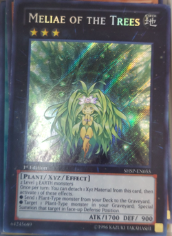 Yugioh Meliae of the Trees SHSP-EN055 1st Edition Trading Card Game - Image 1