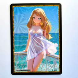SERENA Waifu Anime Card LIMITED 1/1 Custom TCG Holo Goddess Story ACG T15548 - Image 1