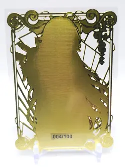 Goddess Story - Gold Metal Waifu Card - Rias Gremory - NUMBERED 004/100 - Image 2