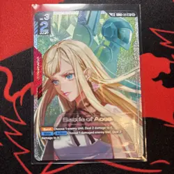 GUNDAM Card Game Battle of Aces GD01-111 R+ Raw NM/Mint Condition RARE FAST SHIP - Image 1