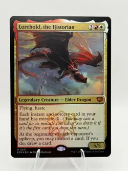 MTG Lorehold, the Historian 201 Secrets of Strixhaven NM Foil - Image 1
