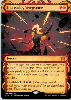 Increasing Vengeance (Foil Etched) 40 Mythic Strixhaven: Mystical Archives NM - Image 2