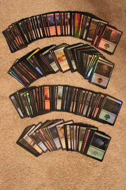 MTG Magic the Gathering FOIL Basic Land Cards Lot of 316 cards - Image 1
